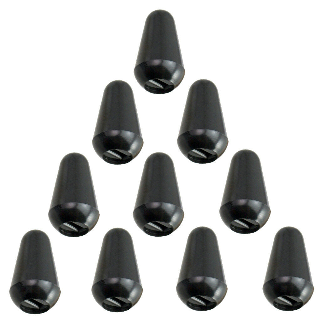 20pcs 4mm Plastic 5 or 3 Way Toggle Switch Knobs Tip Caps for ST SQ Guitars
