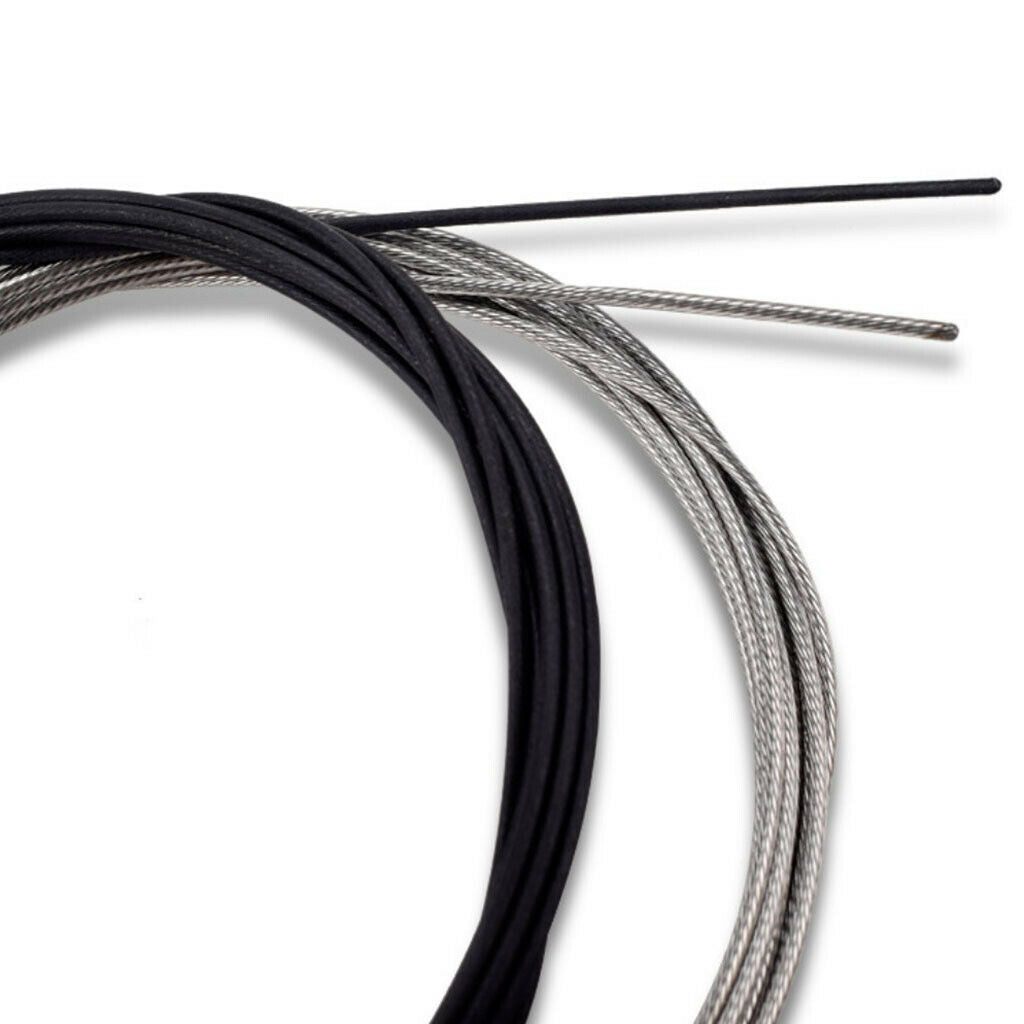 Road Mountain Bike Shift Shifter Cable Coated Inner Line End   Black