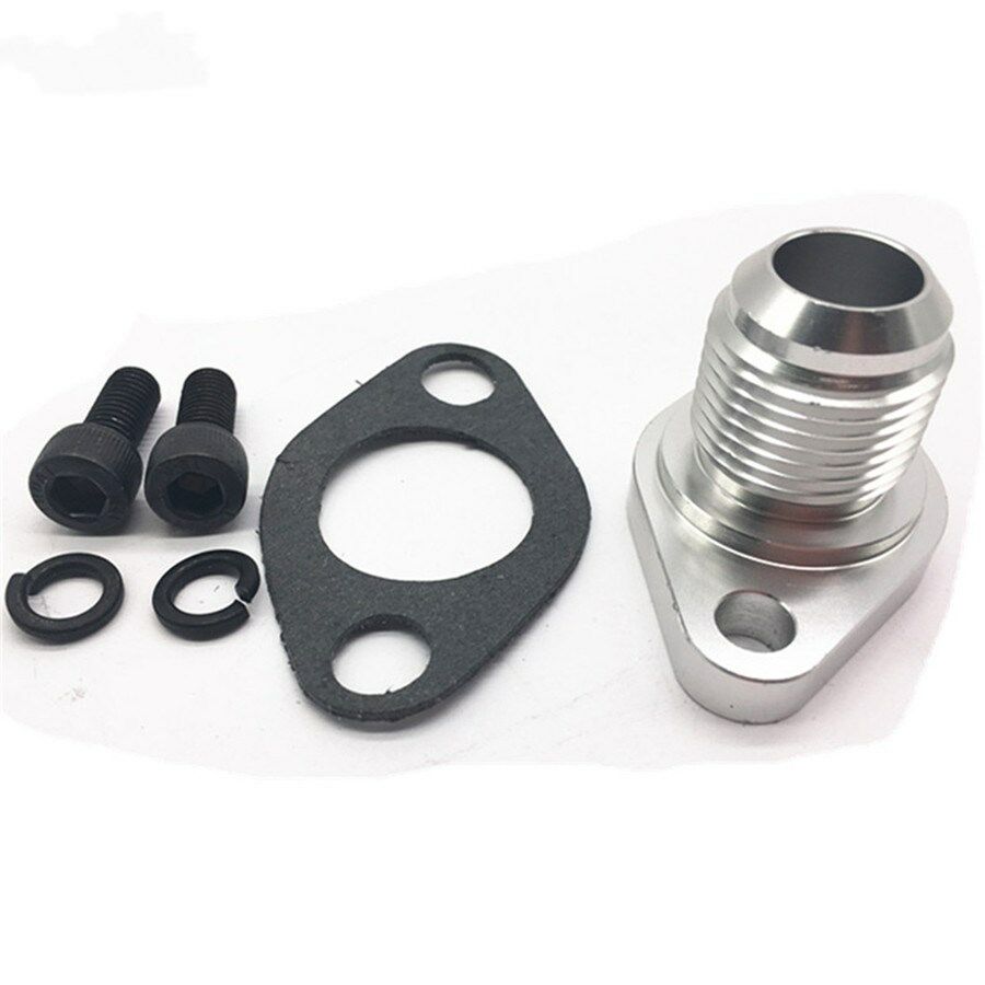 Billet Turbo Oil Drain Adapter Flange For T3 T4 T04 T72 T76 T04B T04E 12AN 51mm