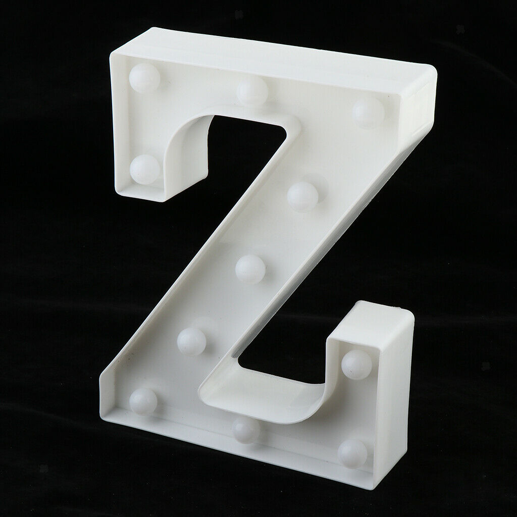 Decorative LED Letter Marquee Sign with Lights Z