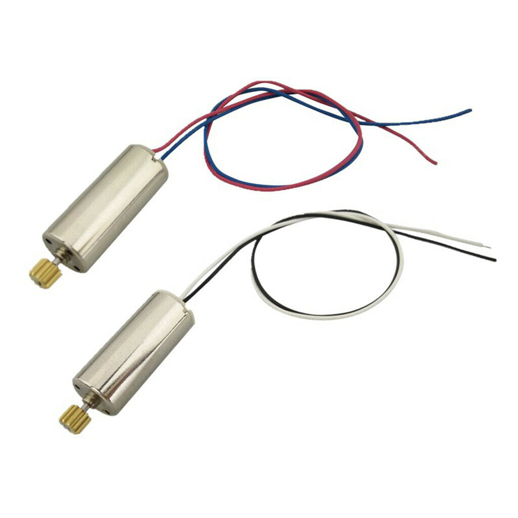 Count 4 RC Drone Upgrade Parts Airplane Spare Parts Motor Positive and Negative