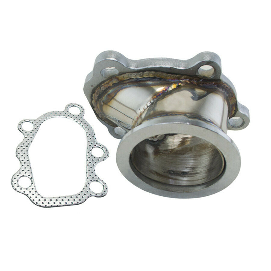 For GT25 GT28 T25 T28 Turbo Down Pipe 5 Bolt to 2.5" 63mm V band Flange Adapter