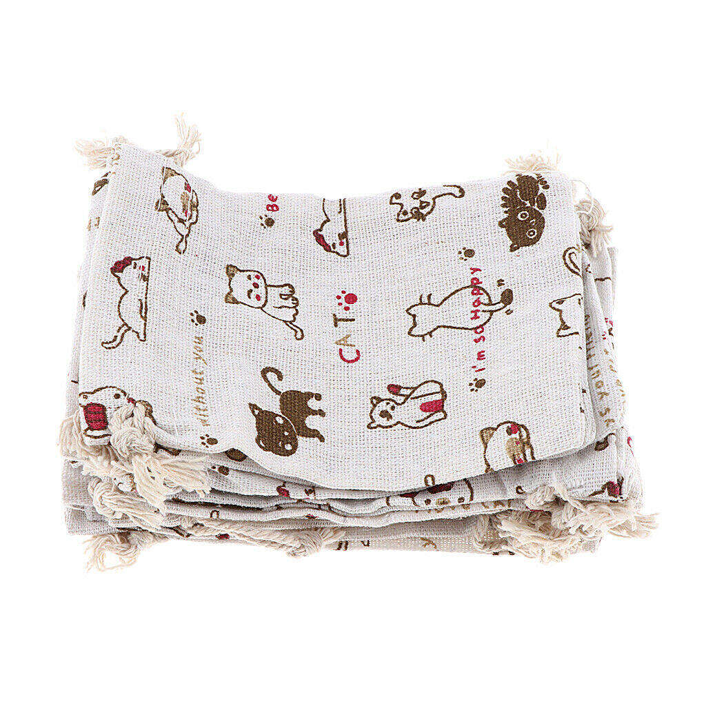 12x Burlap Bag with Drawstring Jute Gift Bag Jewelry Pouches Sacks Bag White