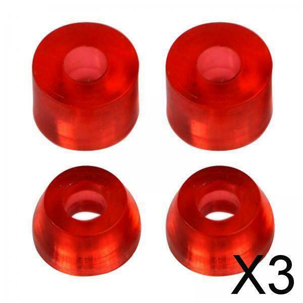 3X Skateboard Longboard Replacement Bushings Fish Plate Many Colors Durometers