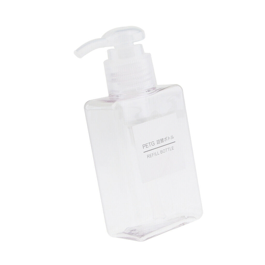 2pcs Clear Foaming Soap Dispenser Cosmetic Containers Bottles 100ml 150ml