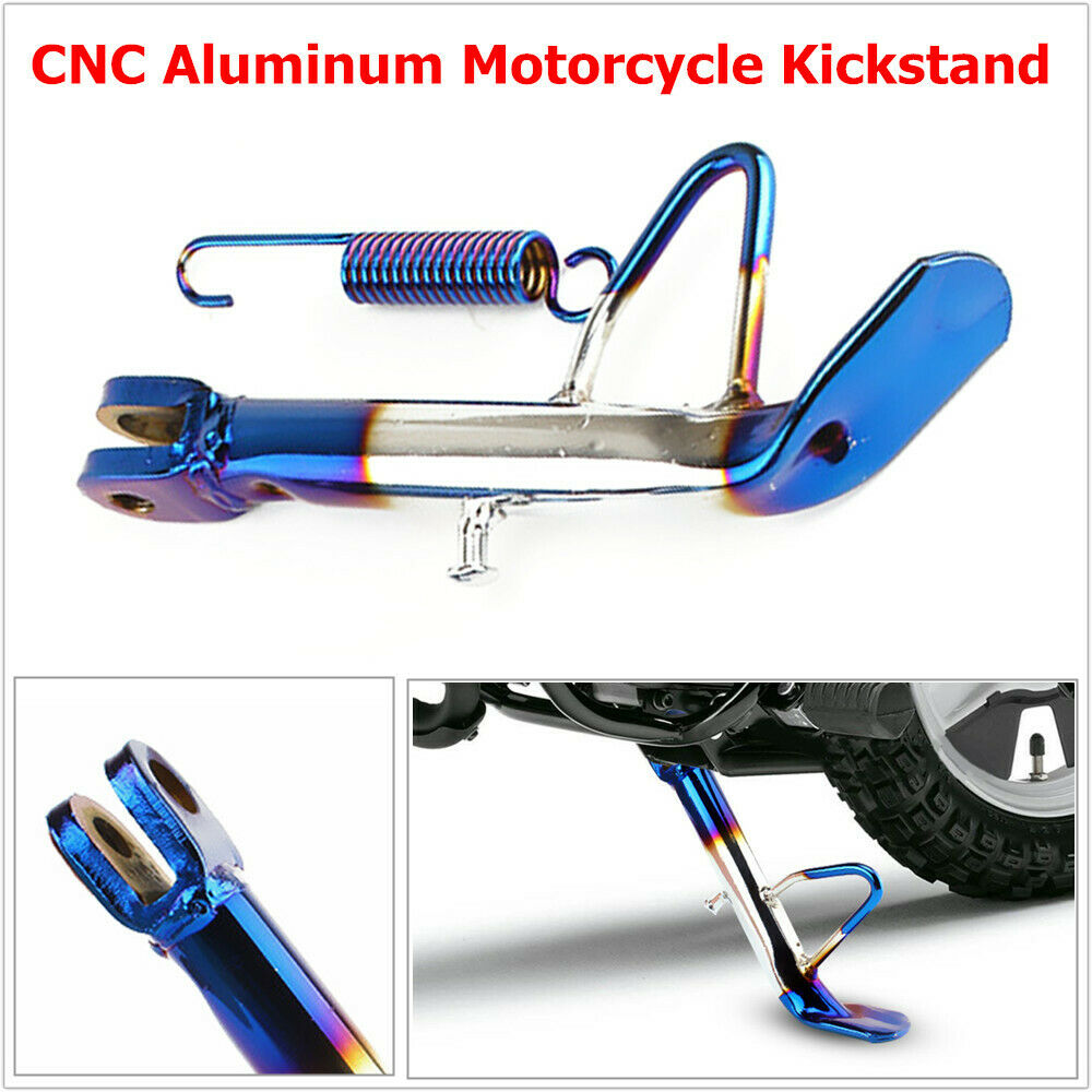 1PCS Aluminum Motorcycle Scooter Kickstand Side Stand Leg Fit for Universal Bike