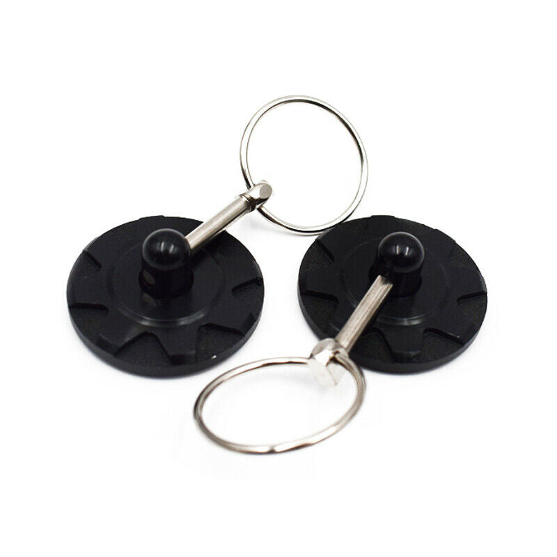 Racing Car Round Bonnet Aluminum Alloy Cable Hood Pin Appearance Lock Kit Black