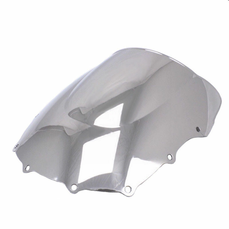 Chrome Double Bubble Windshield  for Kawasaki ZZR400/93-07 ZZR600/93-04
