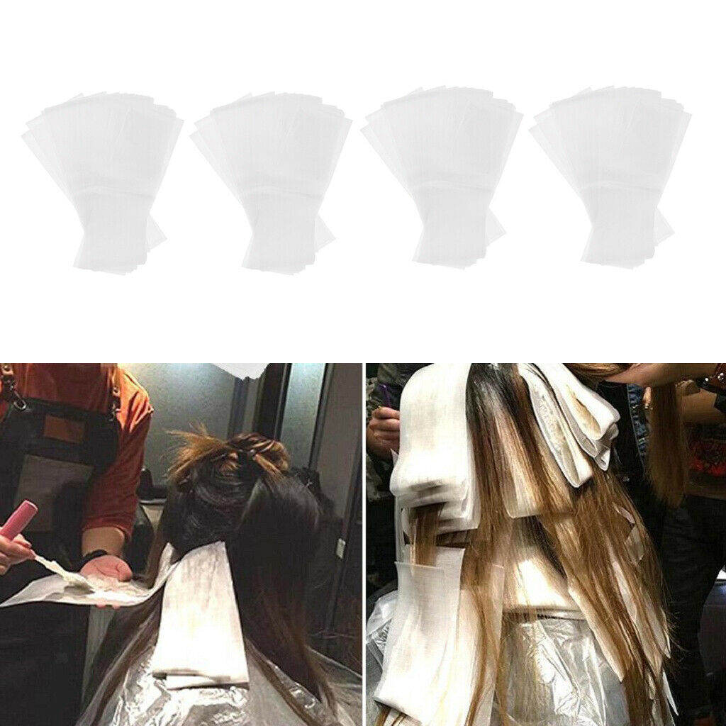 200Pcs Professional Hair Color Separating Paper Styling Dyeing Sheets Tool