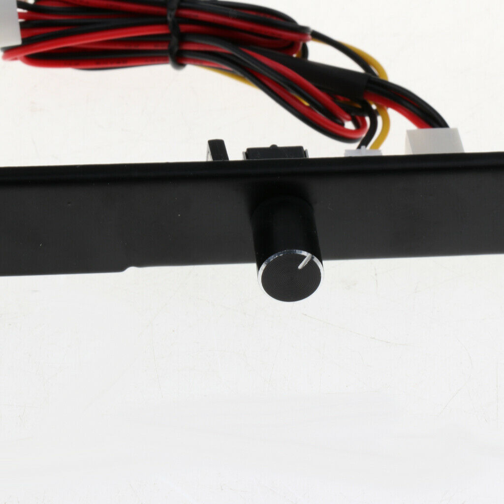 Qty (2x) 3 Channel PC Cooler Cooling Fan Controller Concentrator Bracket 12V