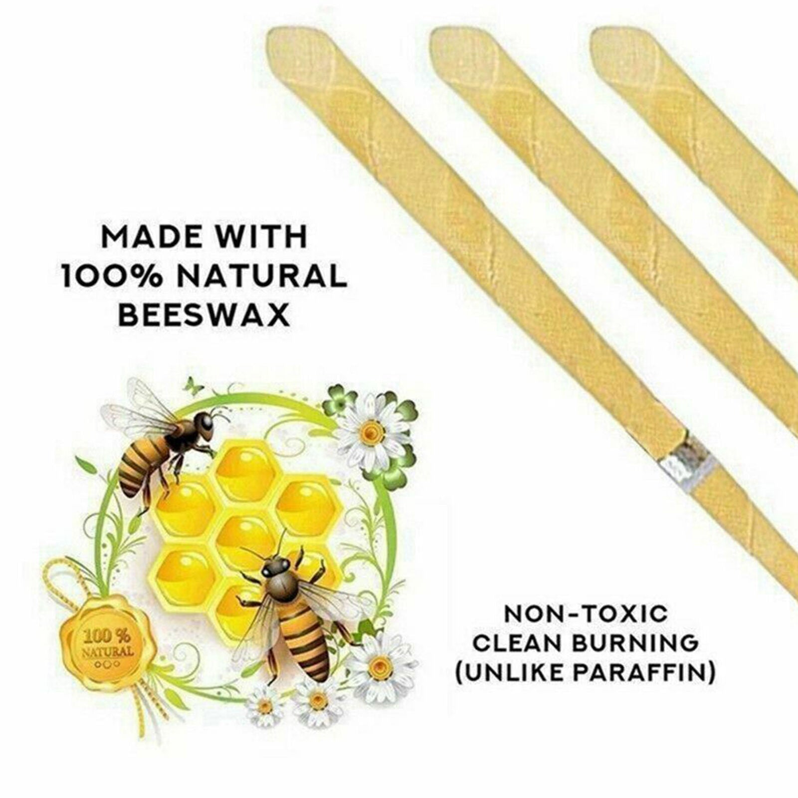 Earwax Candles Wax Hollow Blend Cones Beeswax Ear Cleaning Hearing Massage New