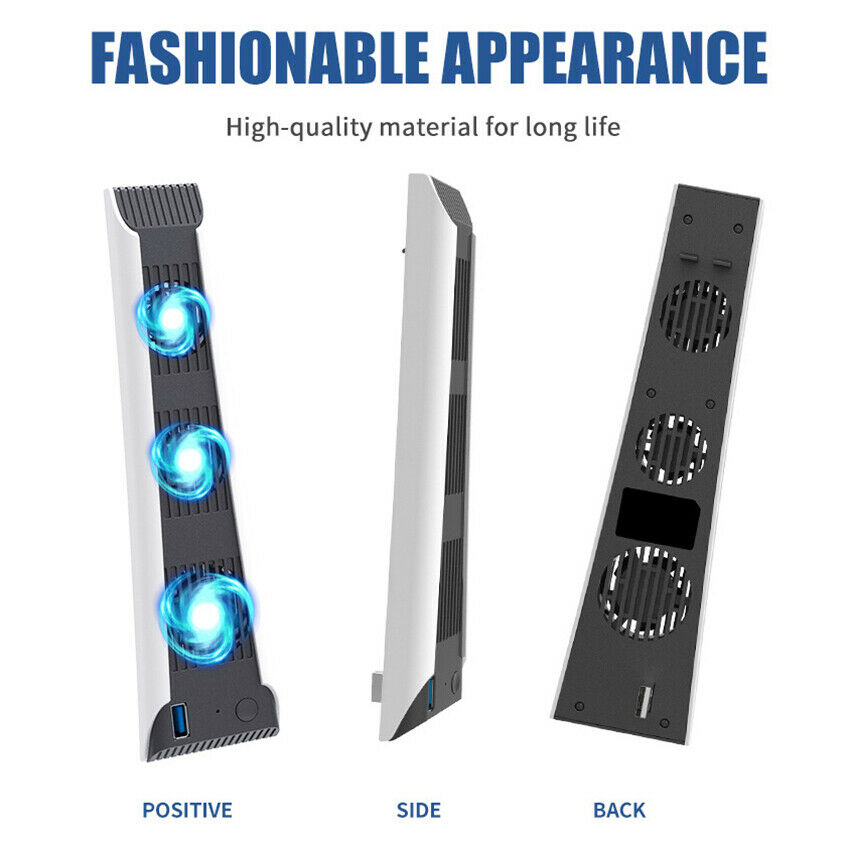 Fan For PS5 Game Accessories Play Station 5 Host Cooling Fan Cooler External