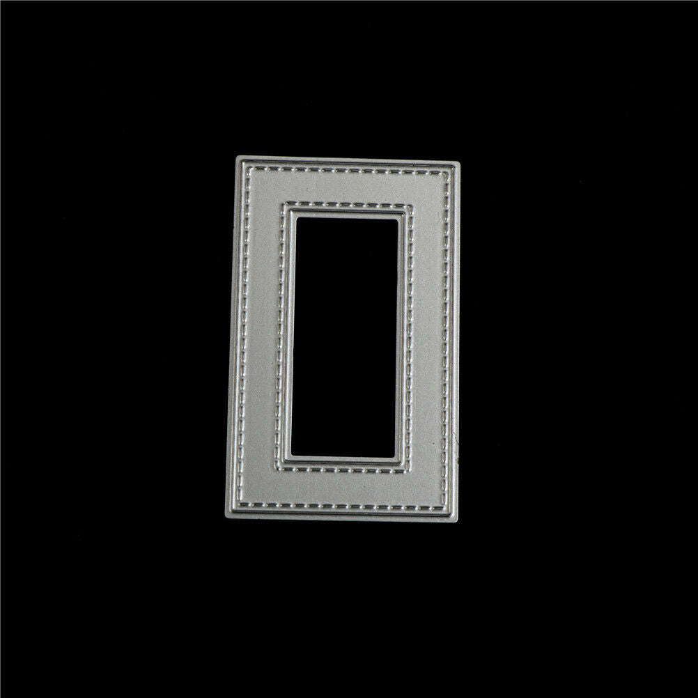 4Pcs Rectangular Design Metal Cutting Die For DIY Scrapbooking Album Pape.l8