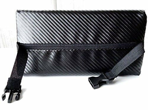 2pcs Carbon Fiber Look + Embroidery Car Seat Neck Cushion Pillow Headrest