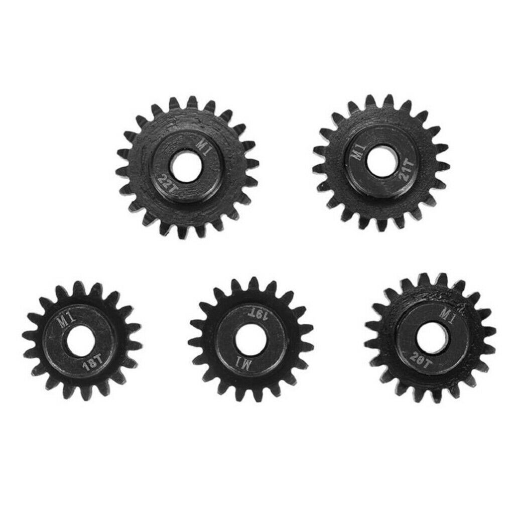 M1 5mm 18T 19T 20T 21T 22T Pinion Motor Sprocket for 1/8 Car Motor