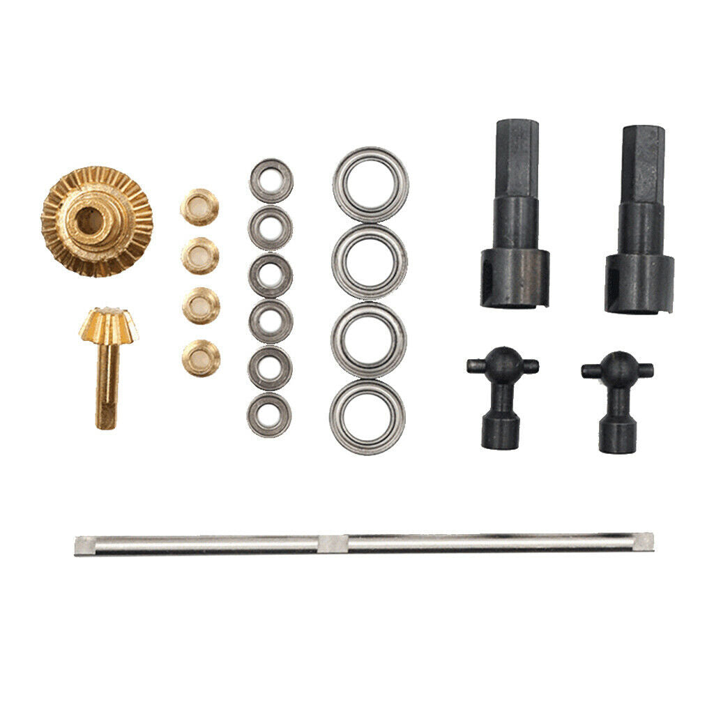 RC Metal Front Shaft W/ Accessories Set For 1/16 4WD  Truck Parts