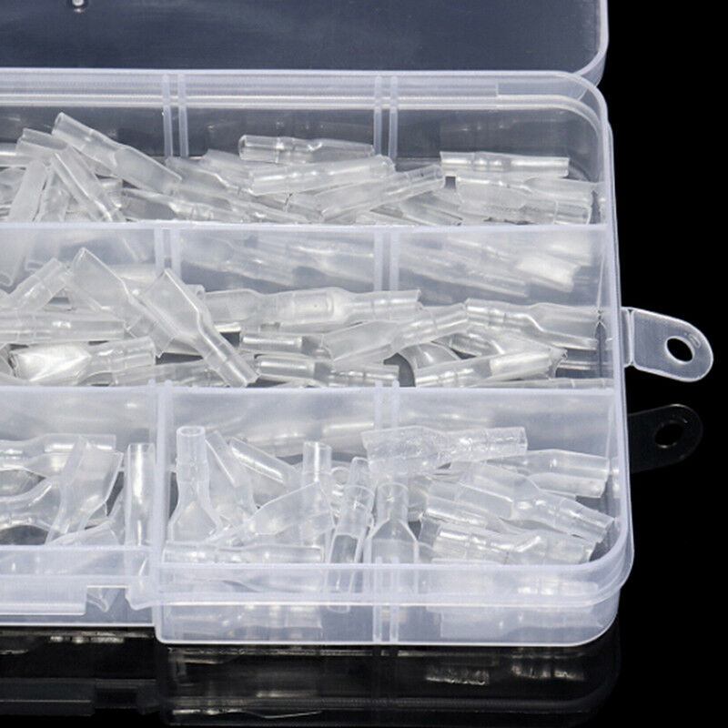 270PCS Female & Male Cable Lugs Car Electrical Wire Terminals Crimp Connectors