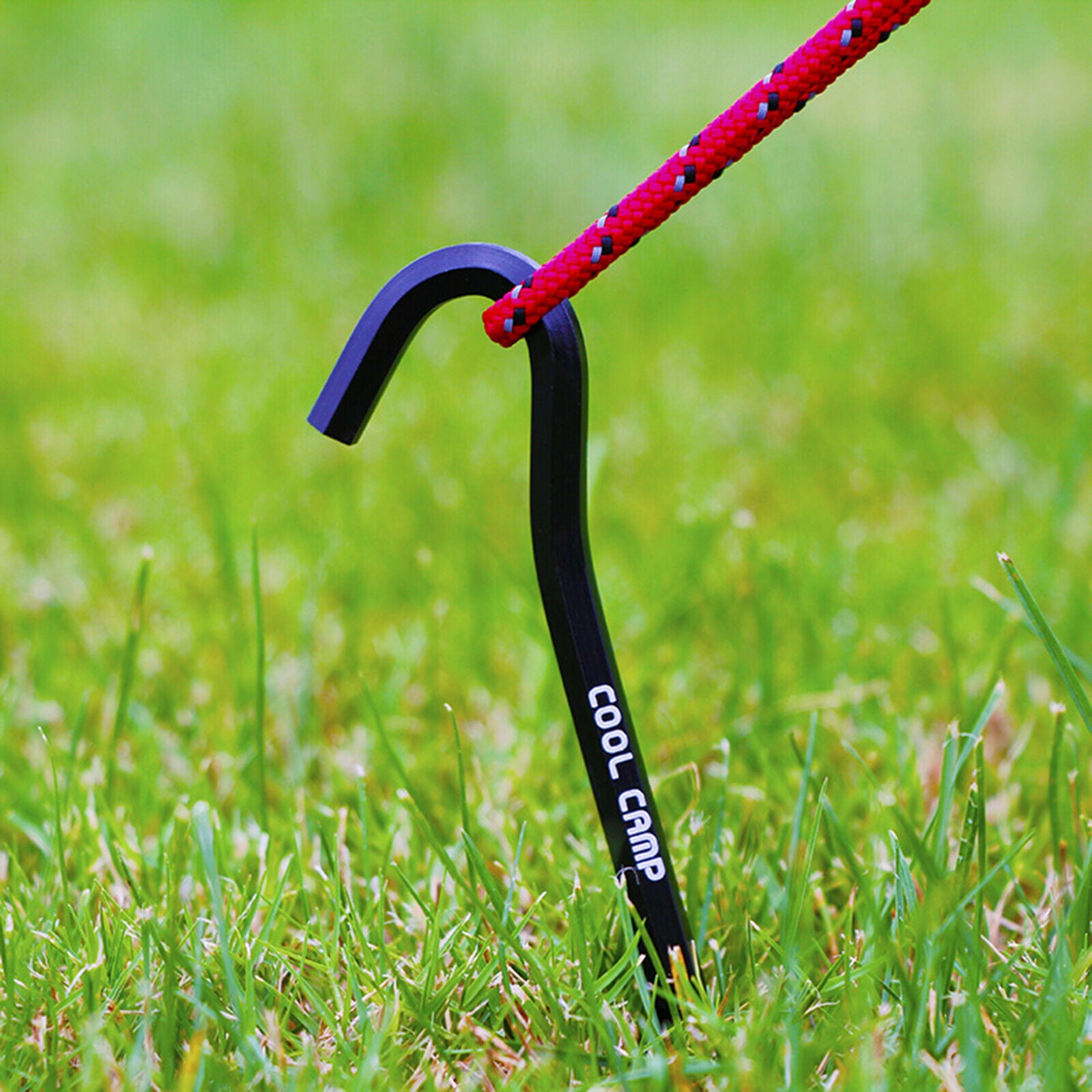 10x Metal Tent Stakes Outdoor Camping Garden Fence Ground Pegs 7 inches Long