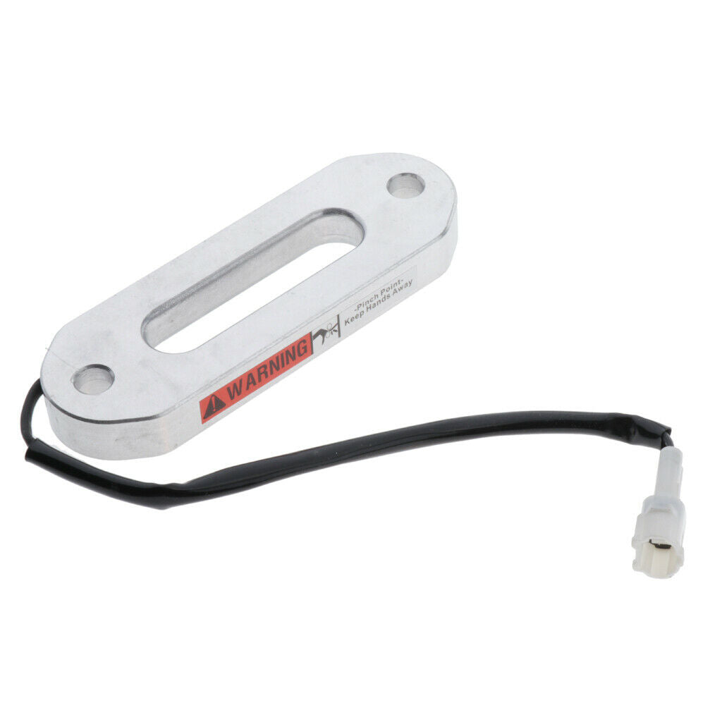 Winch Hawse Fairlead Rope Guide Polished Aluminum Universal Truck SUV ATV