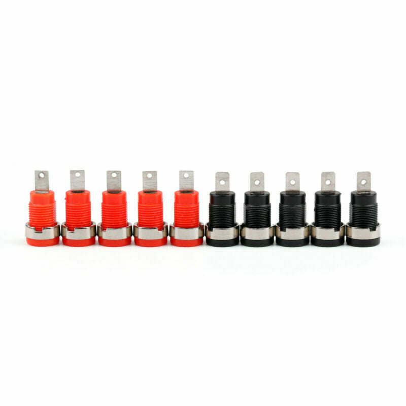 10 x Binding Post Banana Jack For 4mm Safety Protection Plug Adapter S