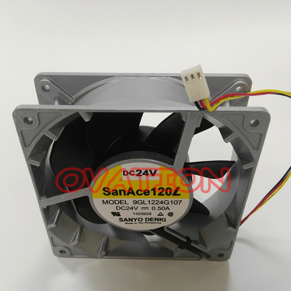 For Sanyo Denki SanAce120L DC24V 0.50A Cooling Fan 9GL1224G107