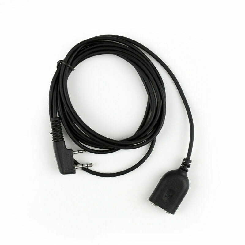 5x 2Pin Extension Cable For Radio Earpiece Speaker Mic Kenwood Baofeng 2m