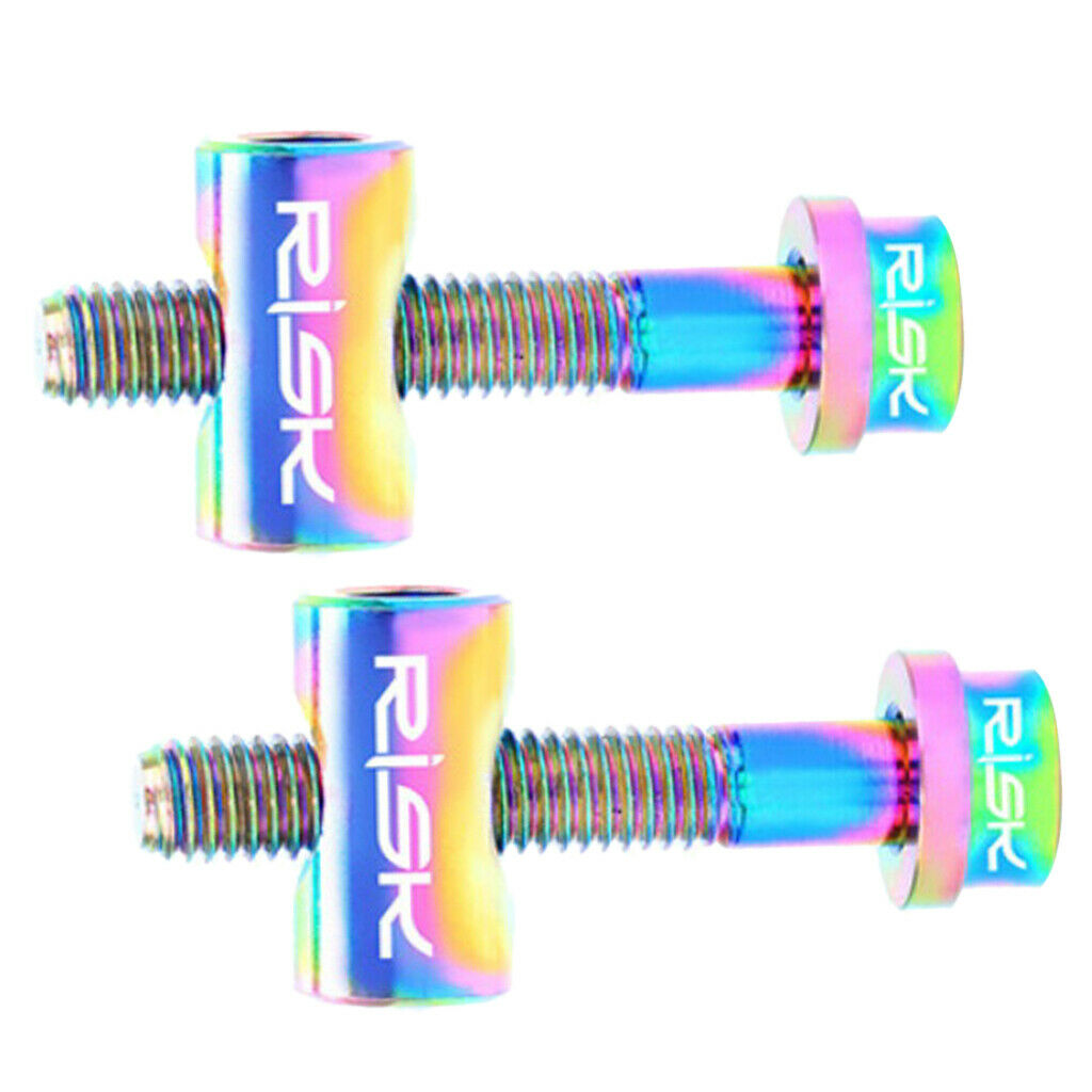 Mountain Bike Seatpost Screw Saddle Pipe Head Fixed Screw Multicolor 30mm