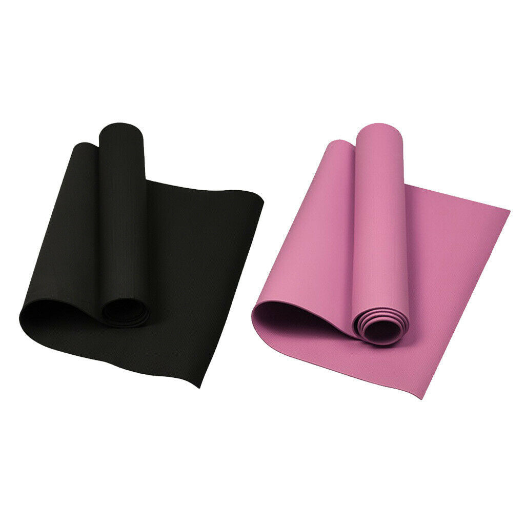 2x Non-Slip EVA Foam Yoga Mat Exercise Cushion Pad for Camping Travel Beach