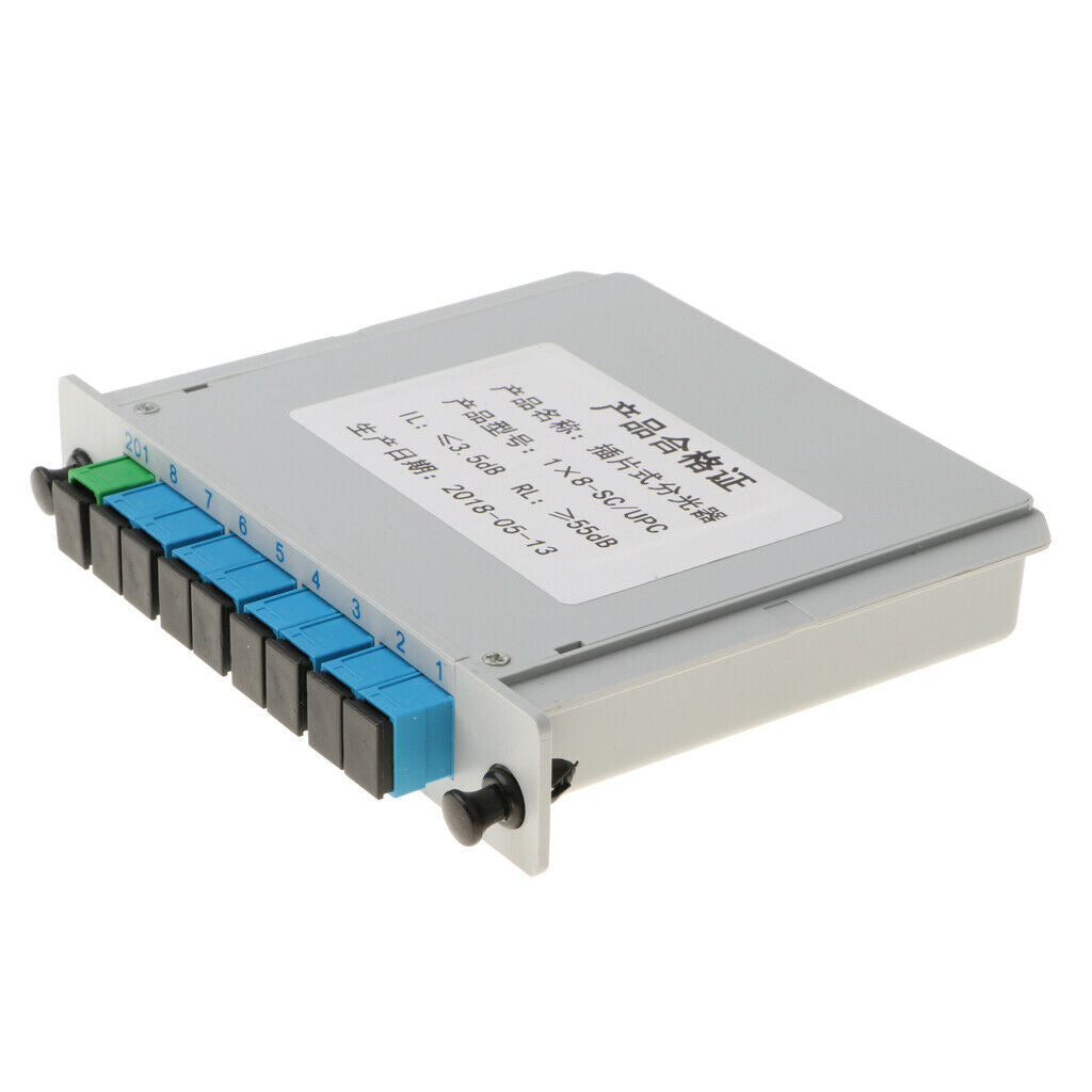 4Pieces 1 to 8 PLC Fiber Optical FTTH Splitter Cassette Card Inserting