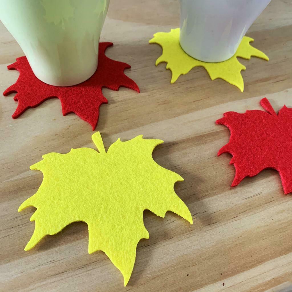 Set of 2 Cup Mats, Coasters for Dining Table, Heat-resistant Placemats, Stain