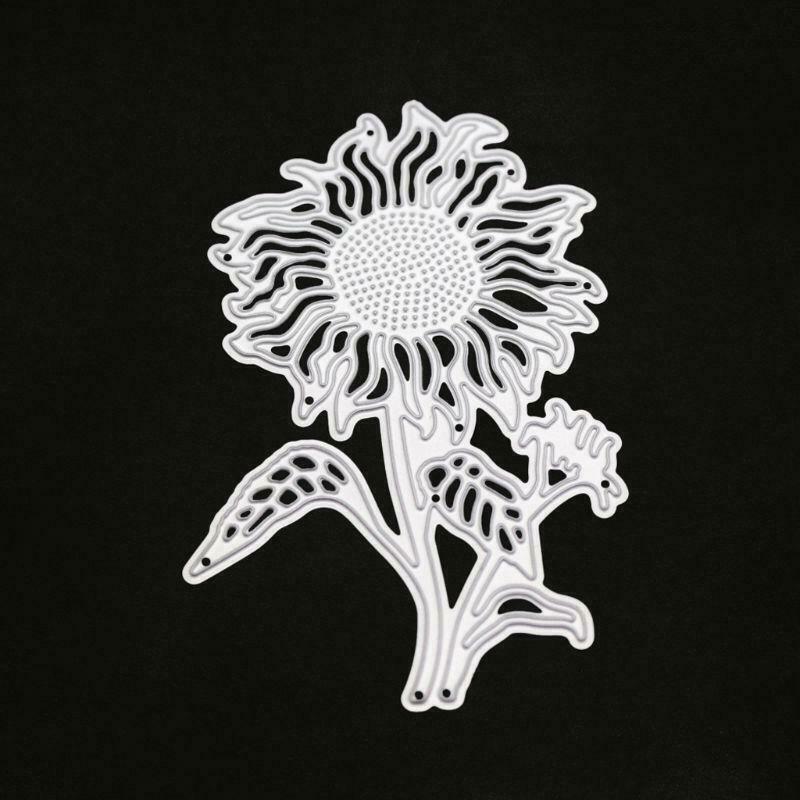 Sunflower Bottle Metal Cutting Dies Stencil Scrapbooking DIY Album Stamp Paper