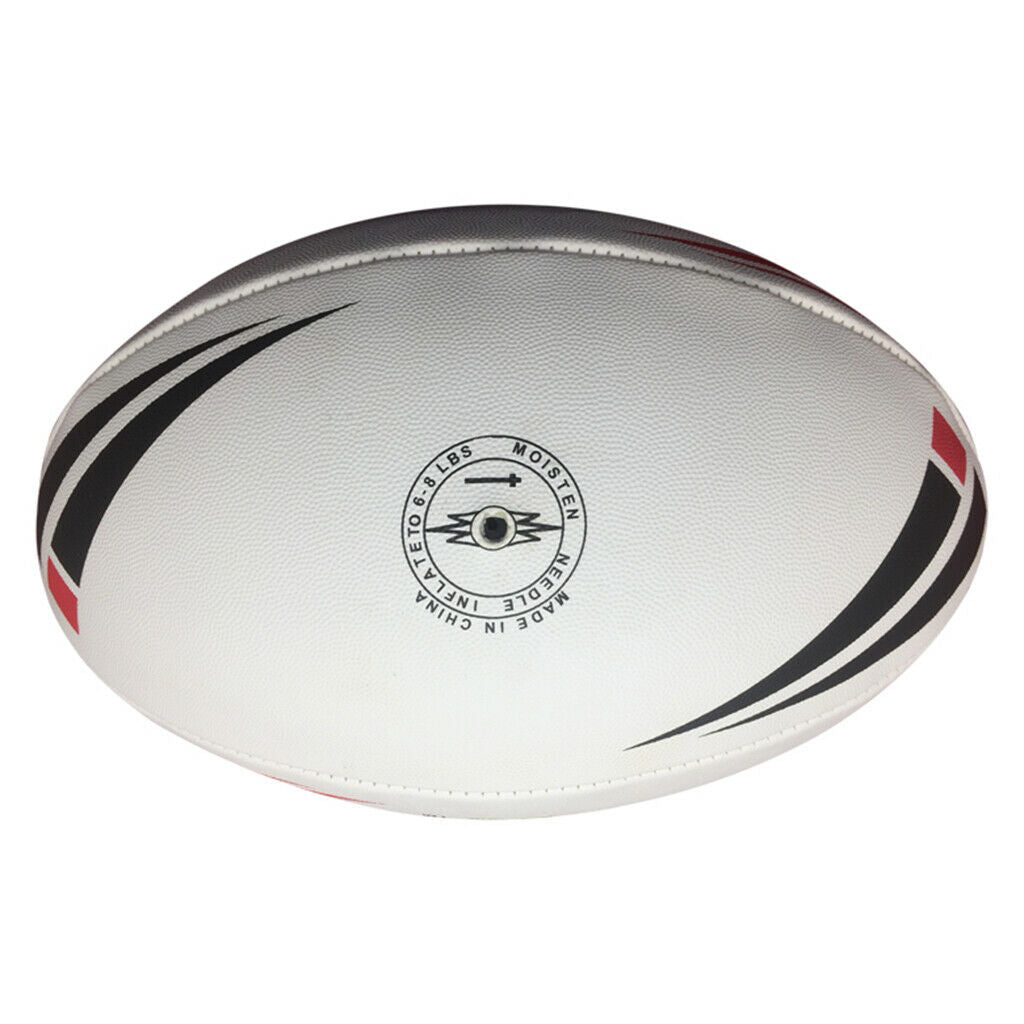 Portable PU Rugby 5# Size Football Training Ball for Indoor Safe Play 60cm