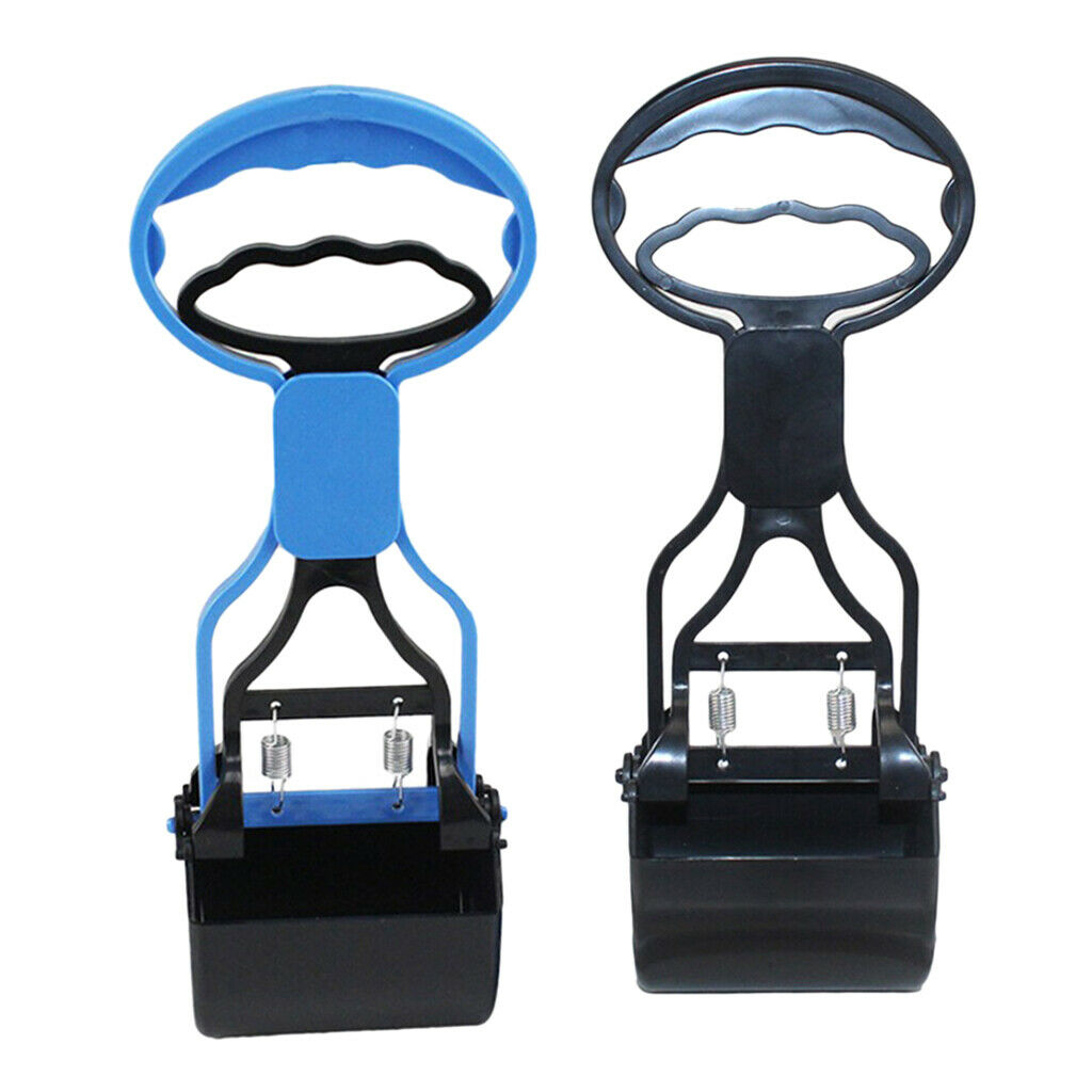 2-pack Plastic Dog Poop Remover Pet Waste Spring Remover for Dogs Below 5kg