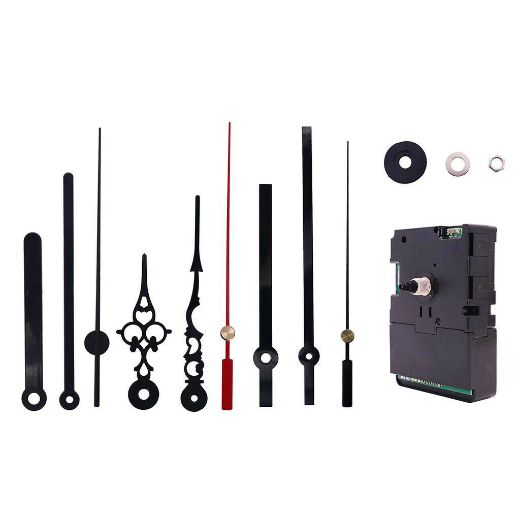 Ticking Clock Movements with 3 Pack Different Size Clock Hands, DIY Repair Parts
