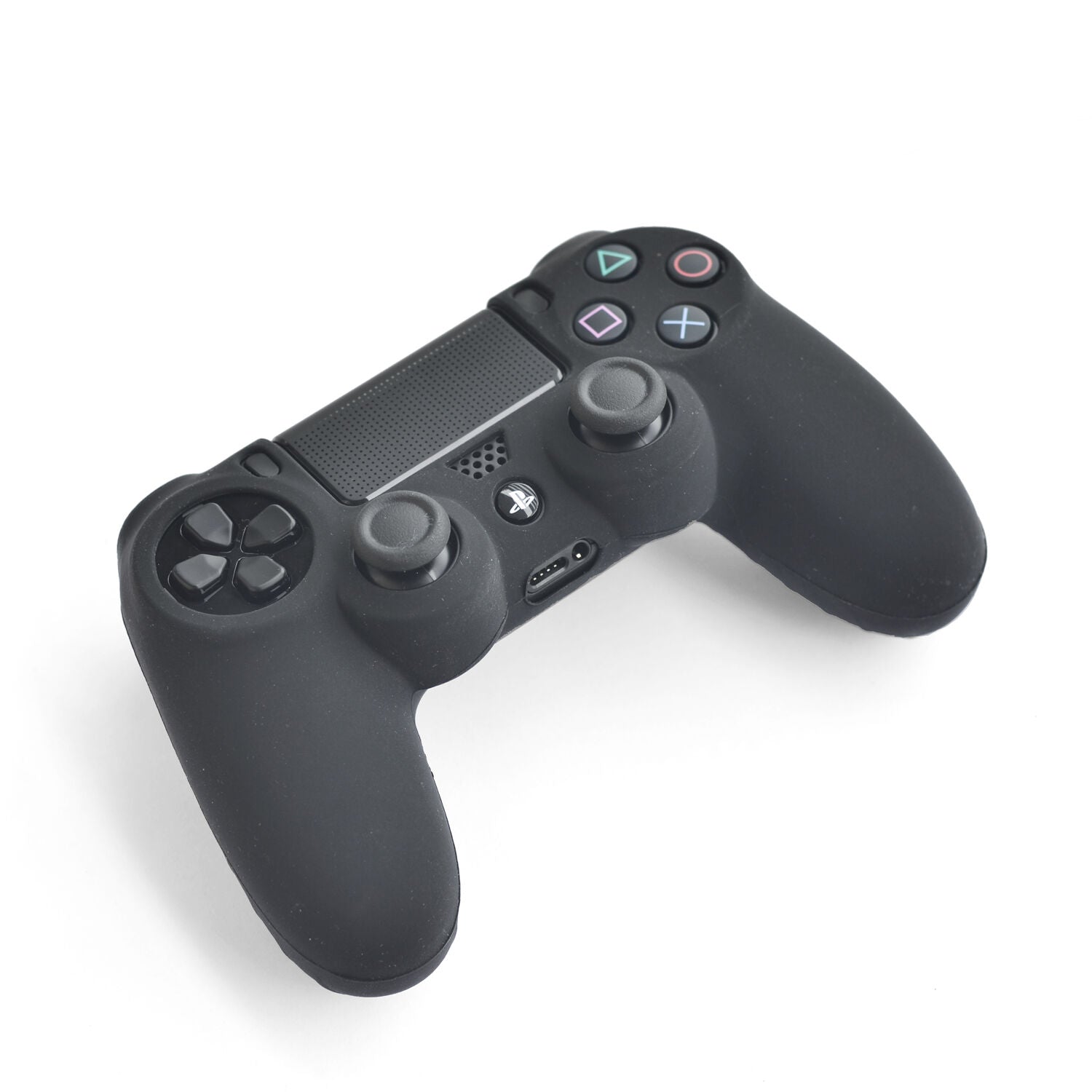 Silicone Rubber Soft Skin Gel Cover Case for Playstation 4 PS4 Controller black