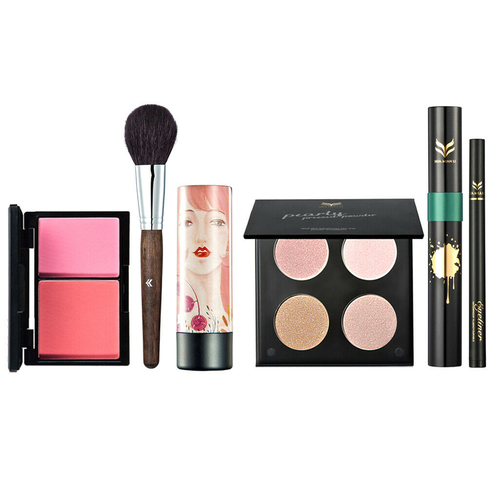 Cosmetic Set Face Lip Makeup Brush Eyeliner Mascara Concealer Blush Palette