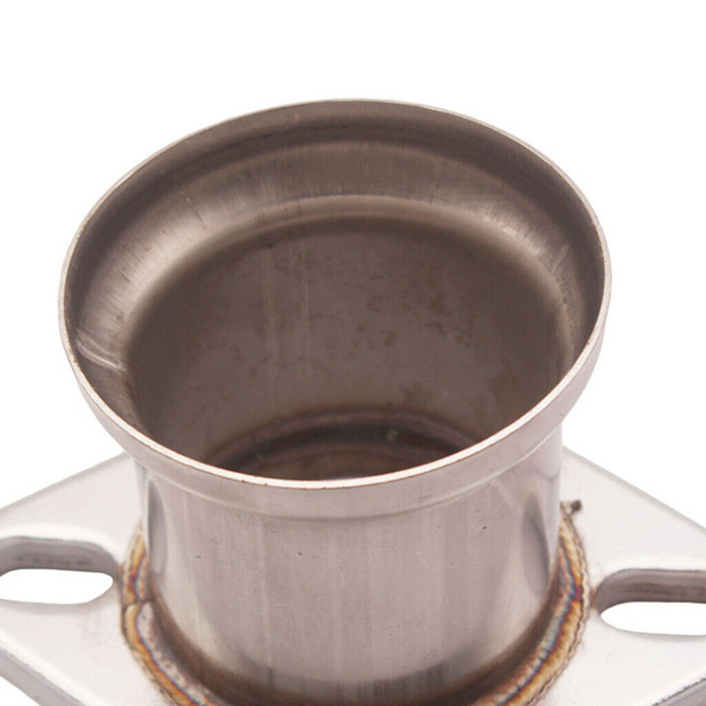 Stainless Steel Pipe to 2.5"inch 2 bolt Reducer Downpipe Turbo Exhaust