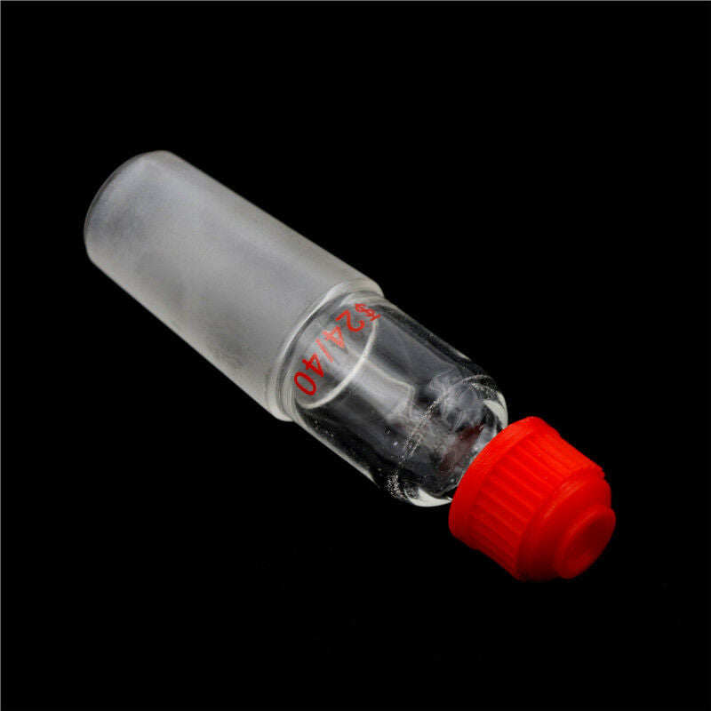 Glass Thermometer Adapter With Thread 24/29 Ground Scock Joint Plastic Screw Lt