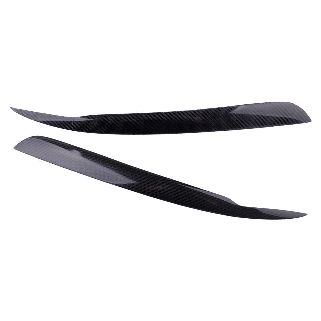 ABS Carbon Fiber Style Headlight Eyelids Cover Trim fit for Audi A4 B6 02-05