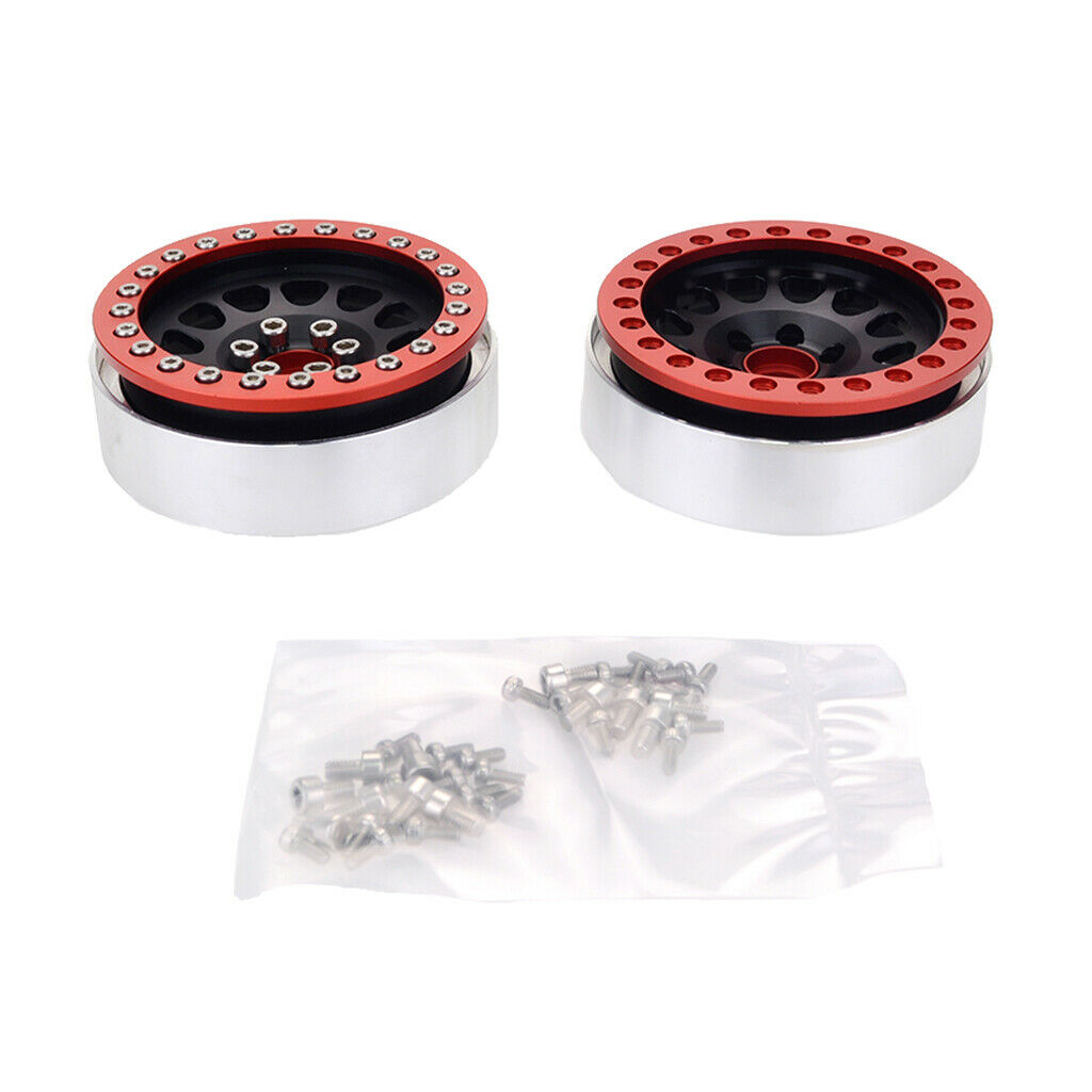 Heavy Duty Aluminum Alloy 2.2in Rims for 1/10 RC Crawler Axial D90  -4