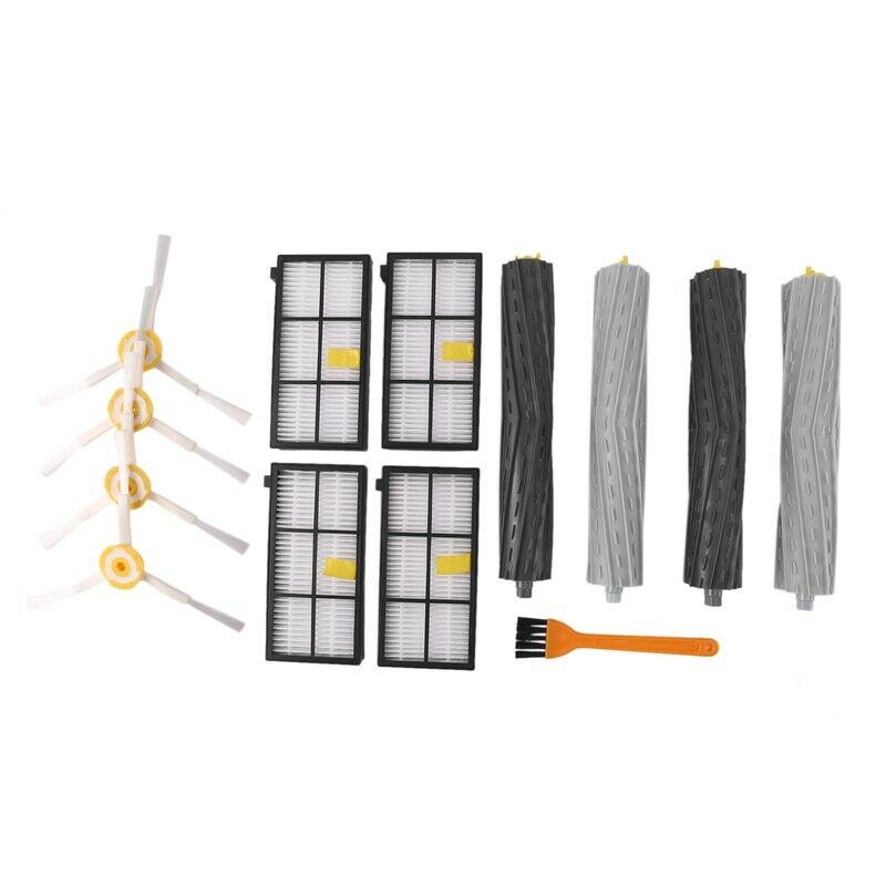 Hepa Filters Brushes Replacement Parts Kit For Irobot ROOMBA 980 990 900 896 8B7