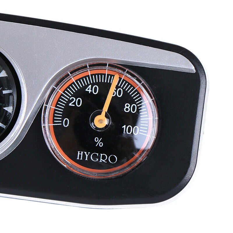 3 in 1 Guide Ball Compass Thermometer Hygrometer For Auto Boat VehiclesJ ouJ Tt