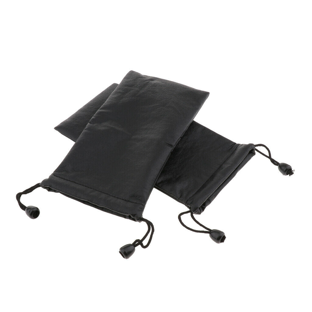 2pcs Sunglasses Glasses Storage Pouch Bag with Drawstring