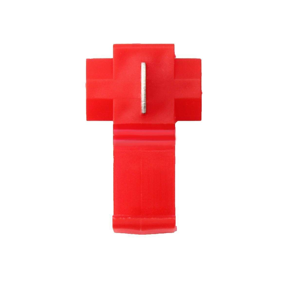 4 Square Free Stripping Quick Connector Electrical Crimping Cable Buckle 100Pcs