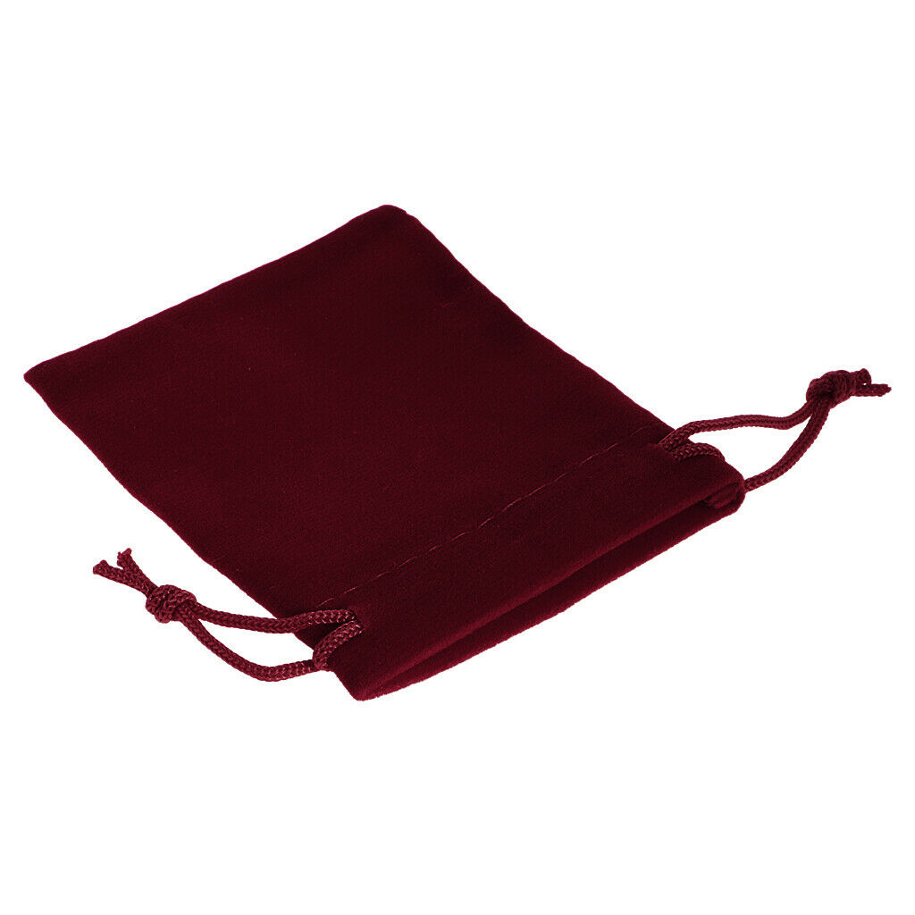 Gift Bags Wedding Gift Wrapping Drawstring Watches Pouches 7x9cm  Wine Red