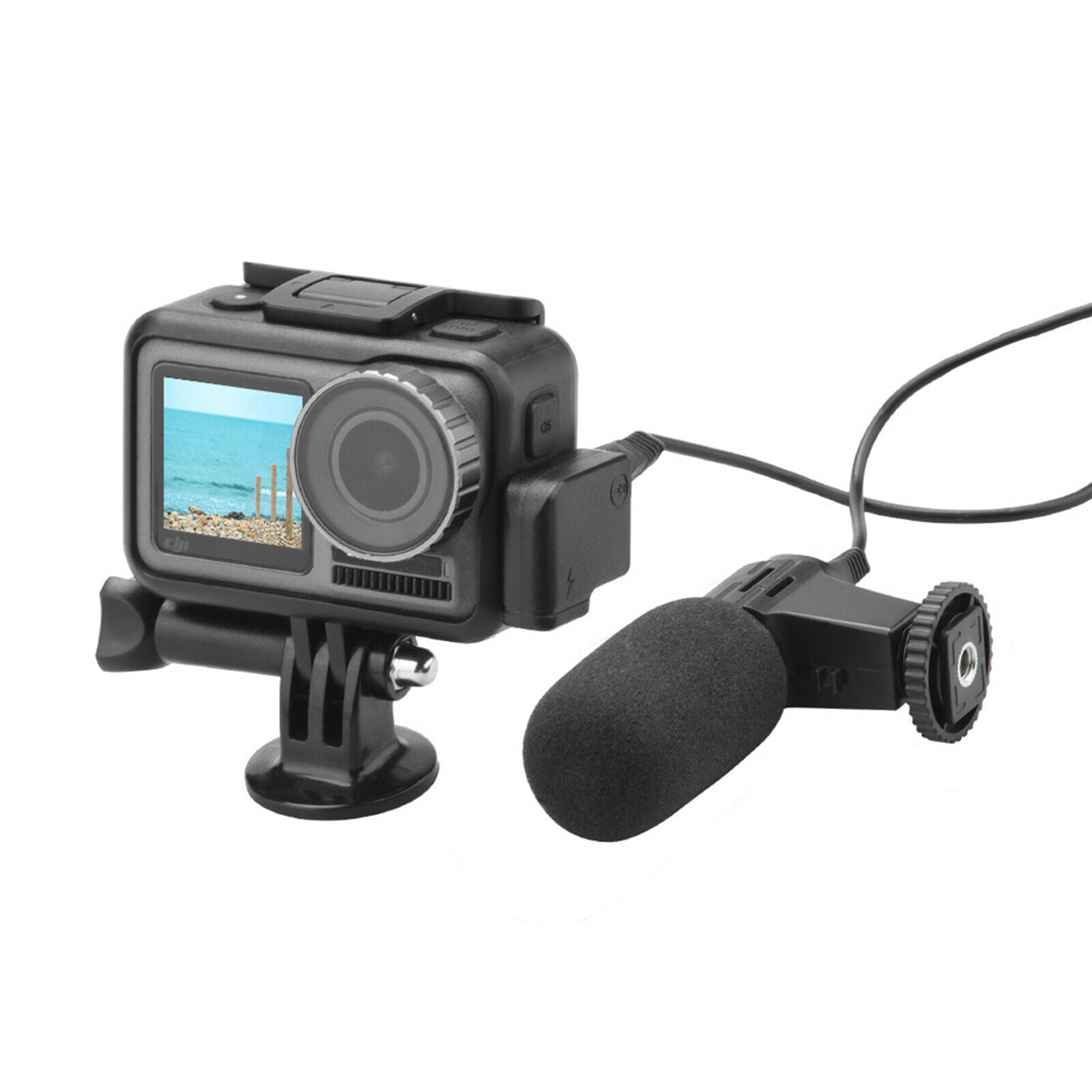 Osmo Action Dual 3.5mm Mic Adapter, Made for Osmo Action, 3.5mm Microphones