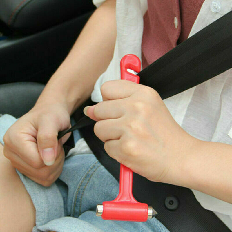 1pc Car Seat Belt Cutter Window Glass Breaker Car Rescue Tool  Car Safety Hammer