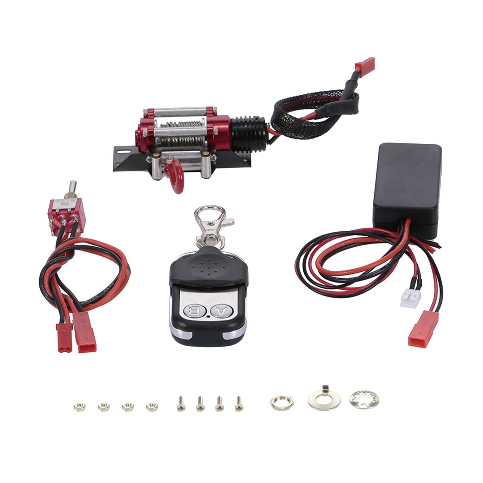 RC Car Winch Replacement Accessory for 1/10 D90 SCX10 TRX4 Parts