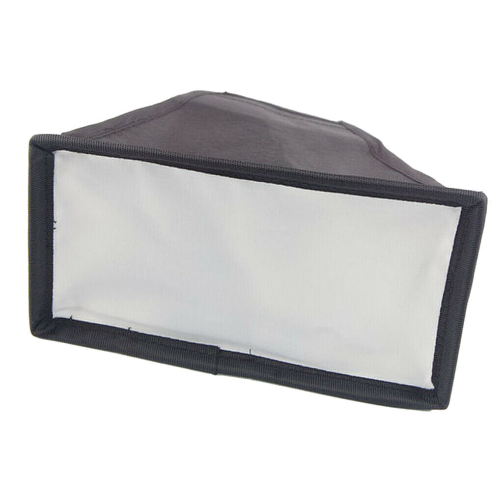 8x15cm Digital SLR Camera Flash SoftBox Diffuser Portable Foldable Universal