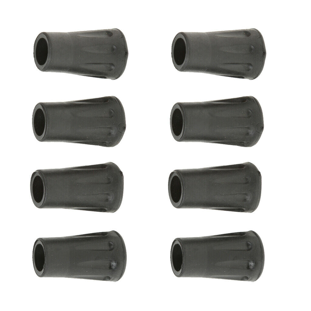 Pack of 8pcs 4cm Replacement Rubber Tips End for Walking Trekking Poles